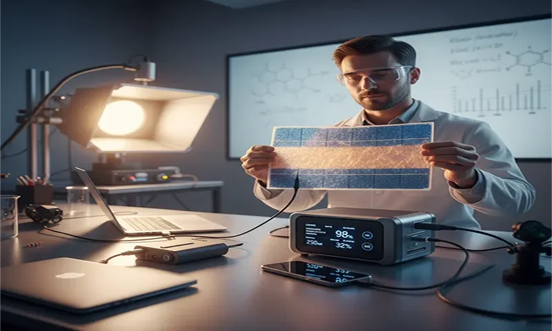 Efficiency Benefits of Tandem Perovskite-Silicon Solar Cells for Portable Power