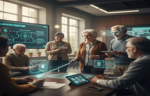 Eyes of the Mind: AI-Powered Assistive Technology Projects for the Visually Impaired and Elderly