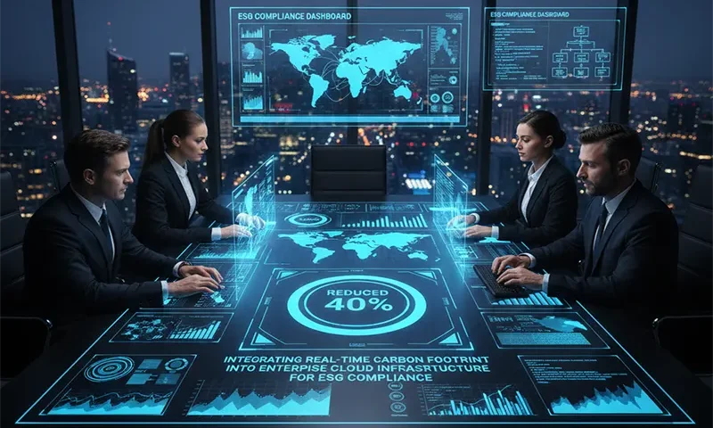 Integrating real-time carbon footprint tracking into enterprise cloud infrastructure for ESG compliance