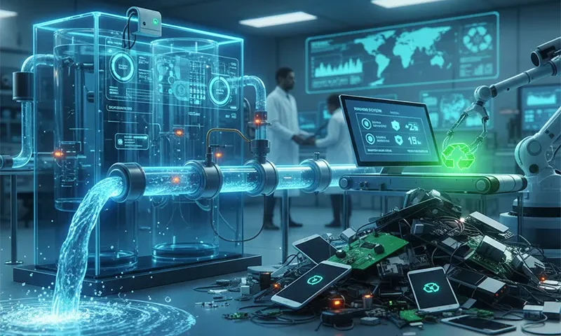 Liquid Gold and Digital Mines: IoT-Based Smart Water Management and E-Waste Reward Systems