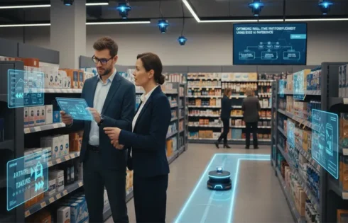 Optimizing real-time inventory management using edge AI inference in brick-and-mortar stores