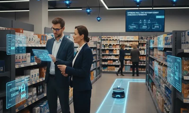 Optimizing real-time inventory management using edge AI inference in brick-and-mortar stores