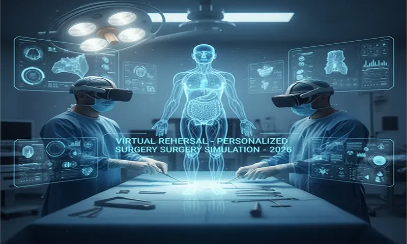 The Virtual Rehearsal: Personalized Medical Simulations Using Human Digital Twins for Surgery in 2026